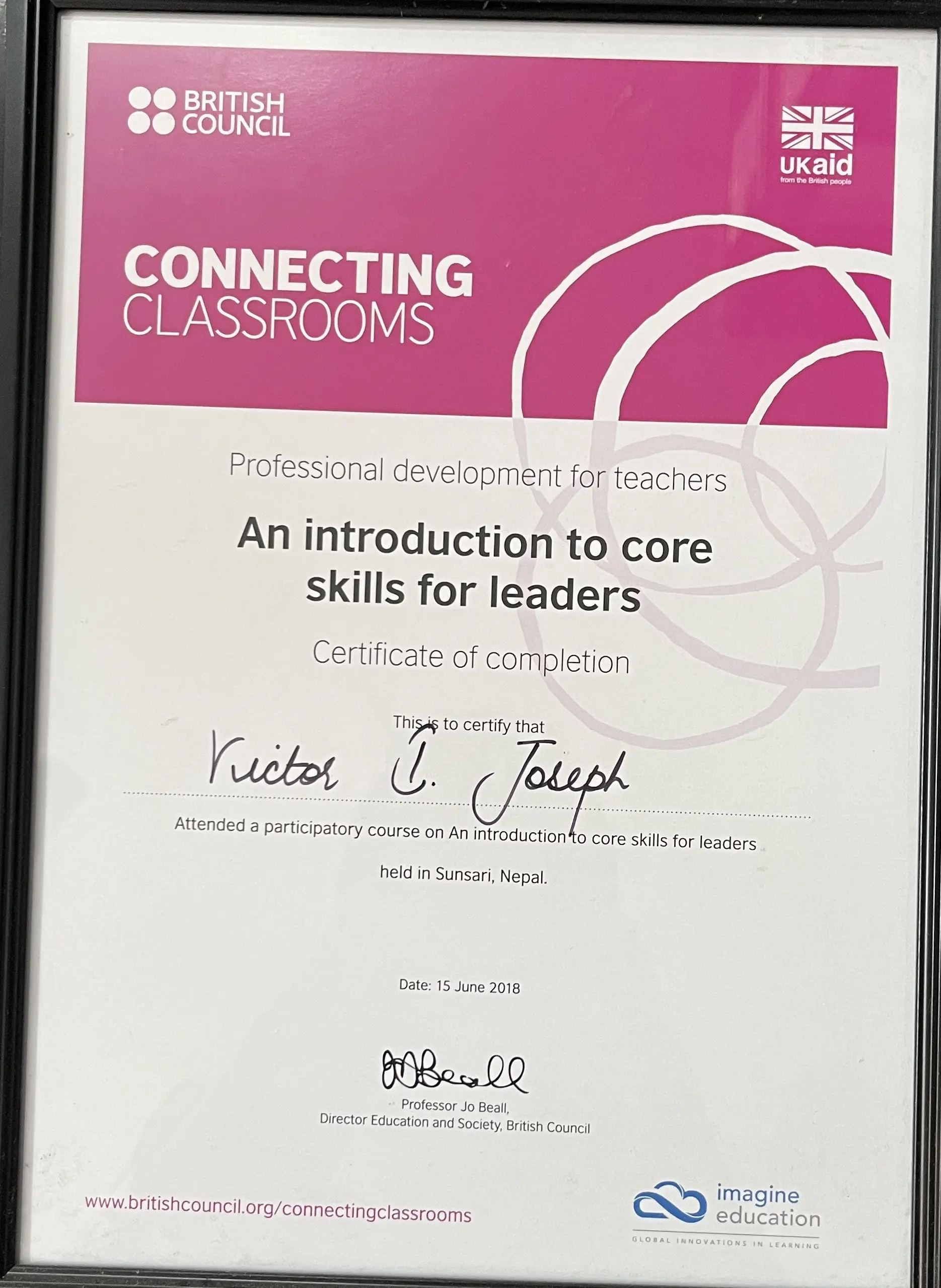 Professional Development Award