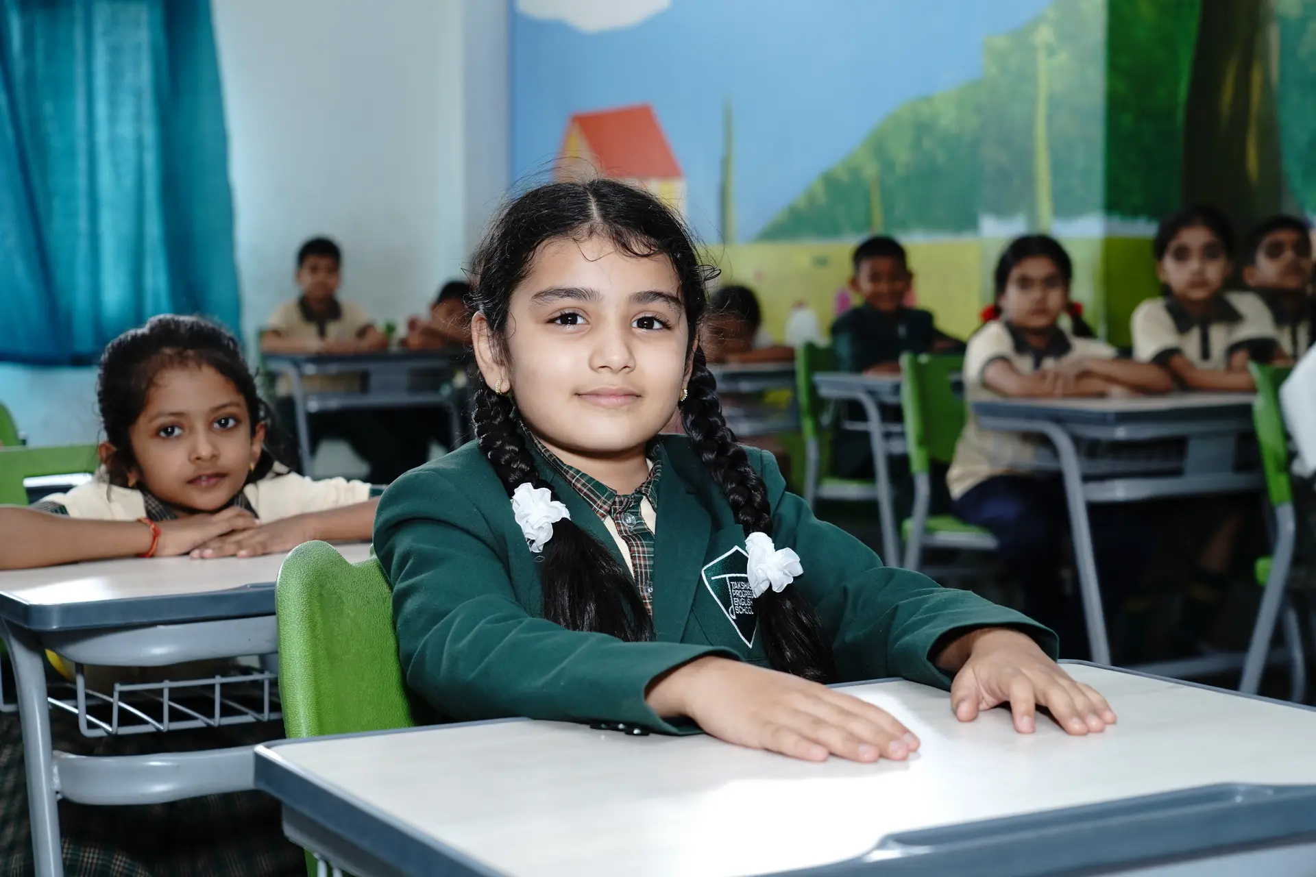 Students engaged in classroom learning